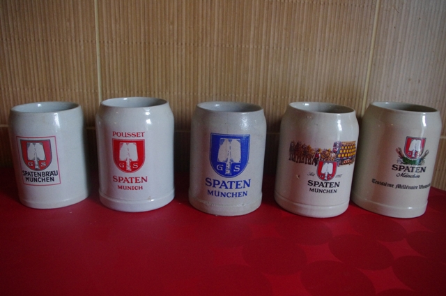 5 SPATEN MUNCHEN DIFFERENTS EN GRES